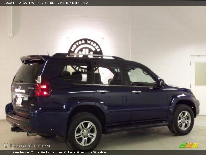 Nautical Blue Metallic / Dark Gray 2008 Lexus GX 470