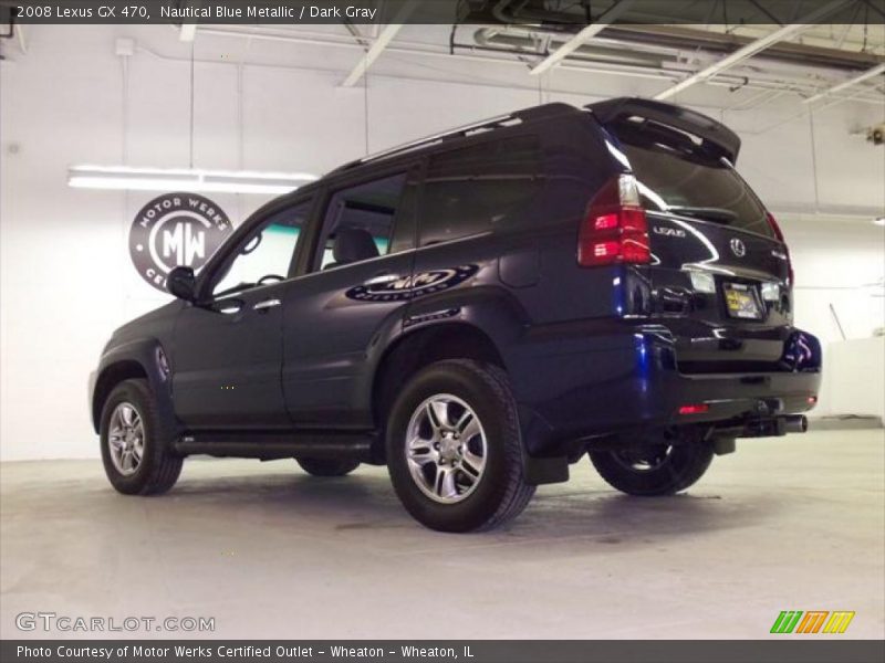 Nautical Blue Metallic / Dark Gray 2008 Lexus GX 470