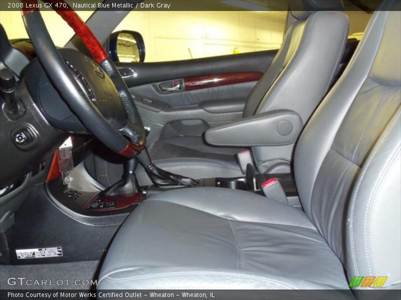 Nautical Blue Metallic / Dark Gray 2008 Lexus GX 470