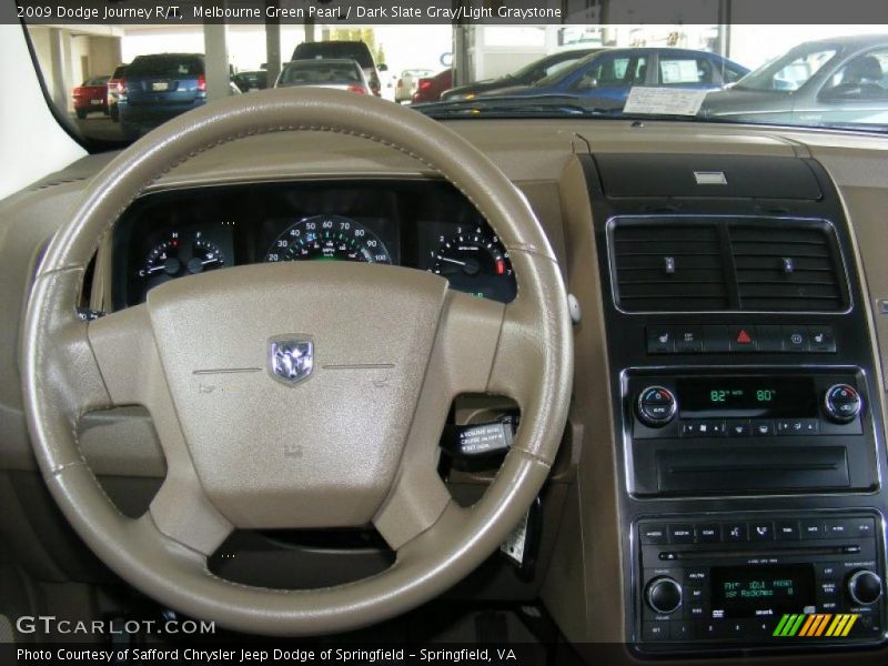 Melbourne Green Pearl / Dark Slate Gray/Light Graystone 2009 Dodge Journey R/T