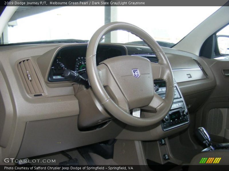 Melbourne Green Pearl / Dark Slate Gray/Light Graystone 2009 Dodge Journey R/T