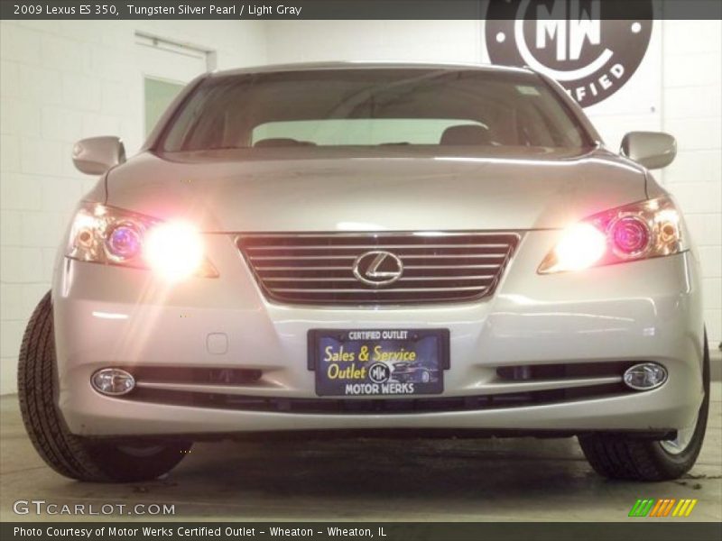 Tungsten Silver Pearl / Light Gray 2009 Lexus ES 350