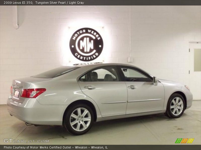 Tungsten Silver Pearl / Light Gray 2009 Lexus ES 350