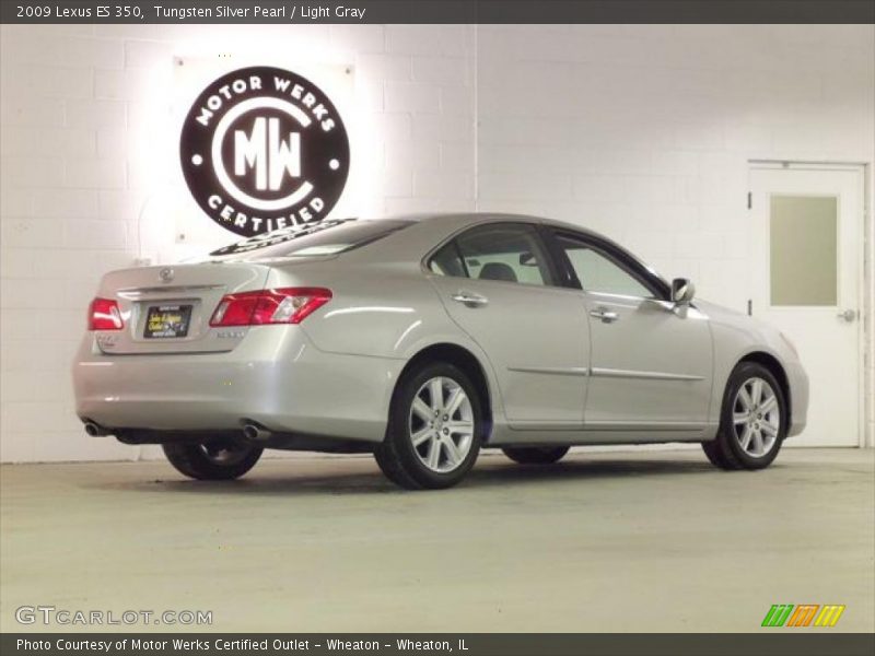 Tungsten Silver Pearl / Light Gray 2009 Lexus ES 350