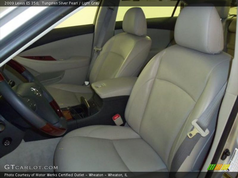 Tungsten Silver Pearl / Light Gray 2009 Lexus ES 350