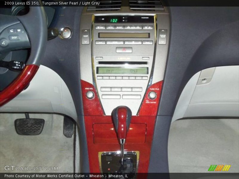 Tungsten Silver Pearl / Light Gray 2009 Lexus ES 350