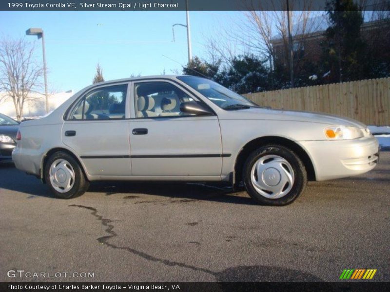 Silver Stream Opal / Light Charcoal 1999 Toyota Corolla VE