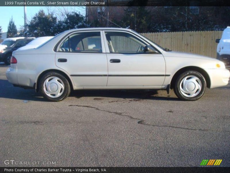 Silver Stream Opal / Light Charcoal 1999 Toyota Corolla VE