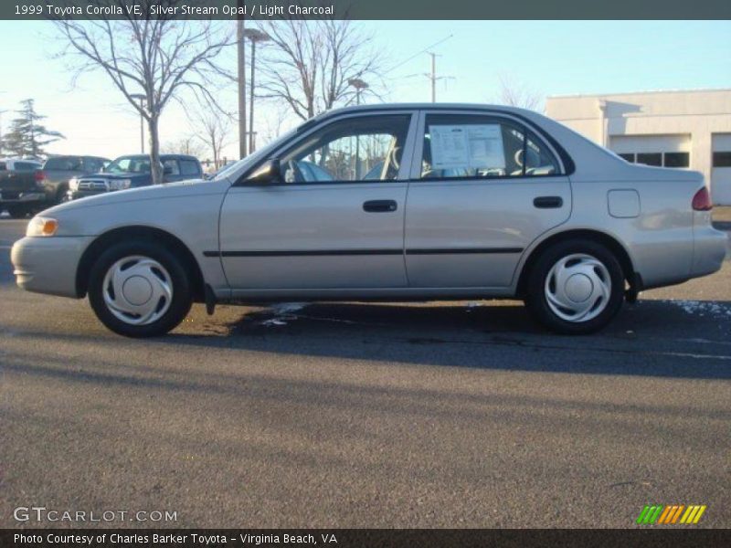 Silver Stream Opal / Light Charcoal 1999 Toyota Corolla VE