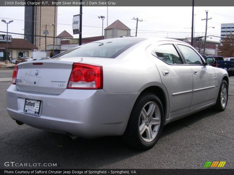 Bright Silver Metallic / Dark Slate Gray 2009 Dodge Charger R/T