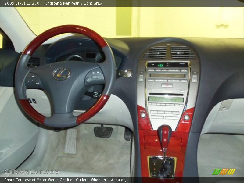 Tungsten Silver Pearl / Light Gray 2009 Lexus ES 350