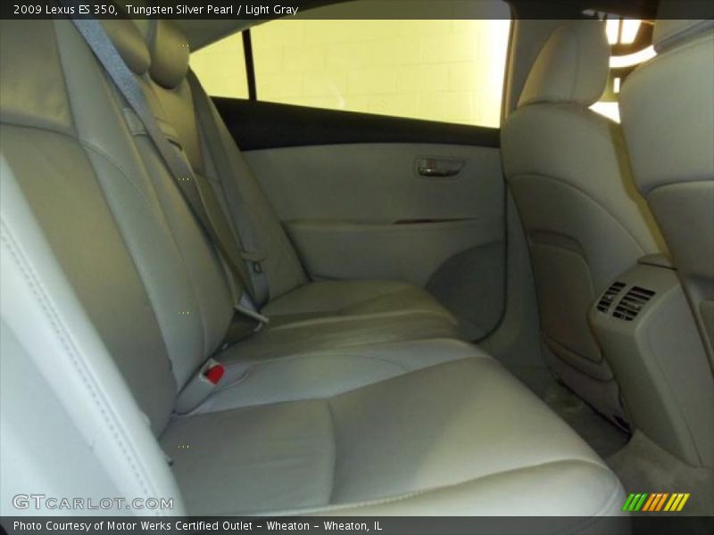 Tungsten Silver Pearl / Light Gray 2009 Lexus ES 350