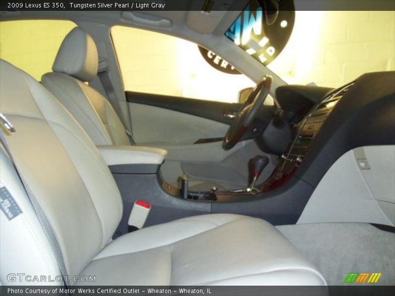 Tungsten Silver Pearl / Light Gray 2009 Lexus ES 350