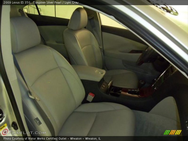 Tungsten Silver Pearl / Light Gray 2009 Lexus ES 350