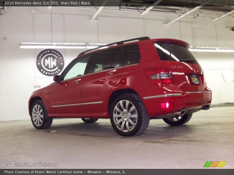 Mars Red / Black 2010 Mercedes-Benz GLK 350