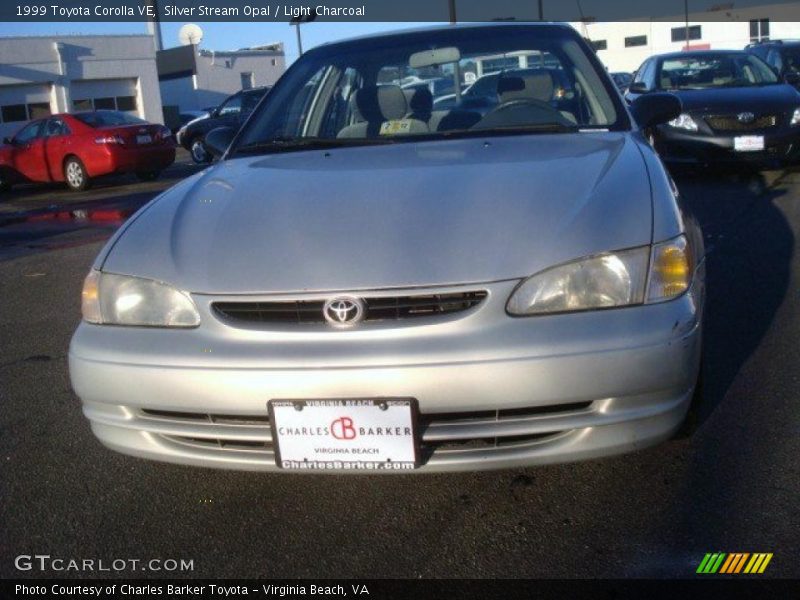 Silver Stream Opal / Light Charcoal 1999 Toyota Corolla VE