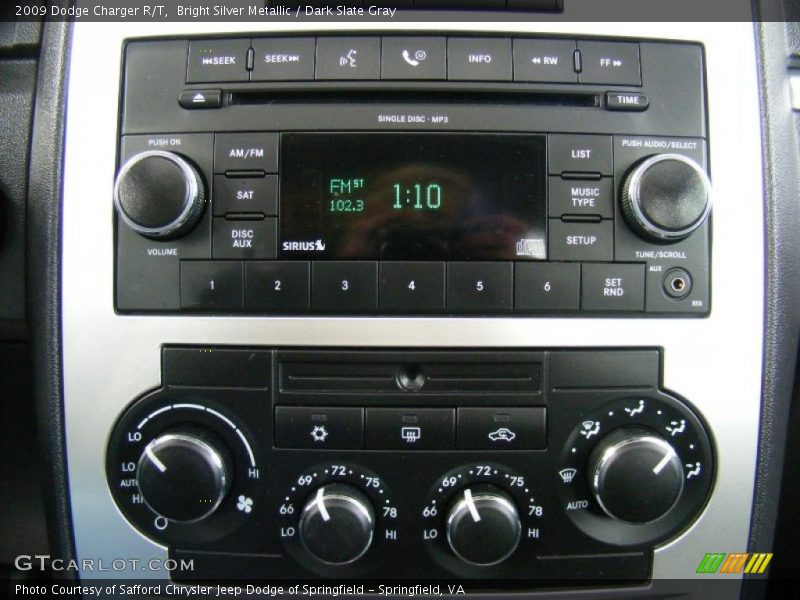 Controls of 2009 Charger R/T
