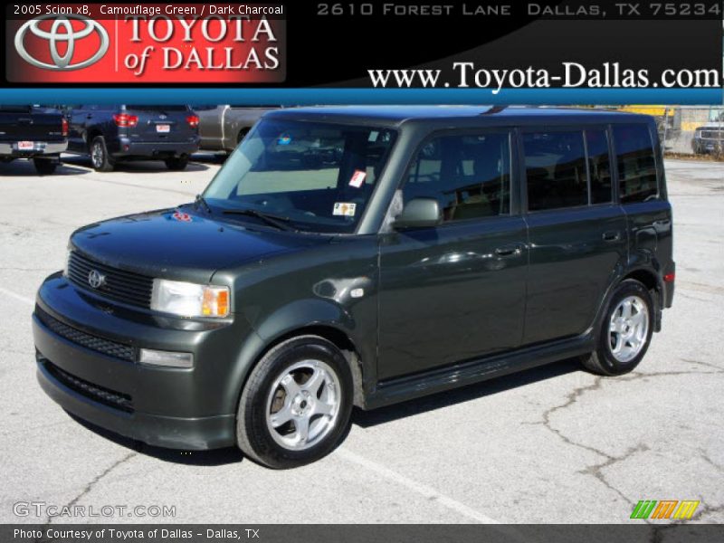 Camouflage Green / Dark Charcoal 2005 Scion xB