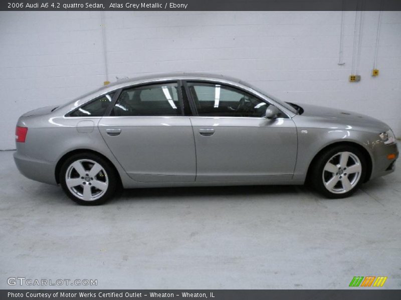 Atlas Grey Metallic / Ebony 2006 Audi A6 4.2 quattro Sedan