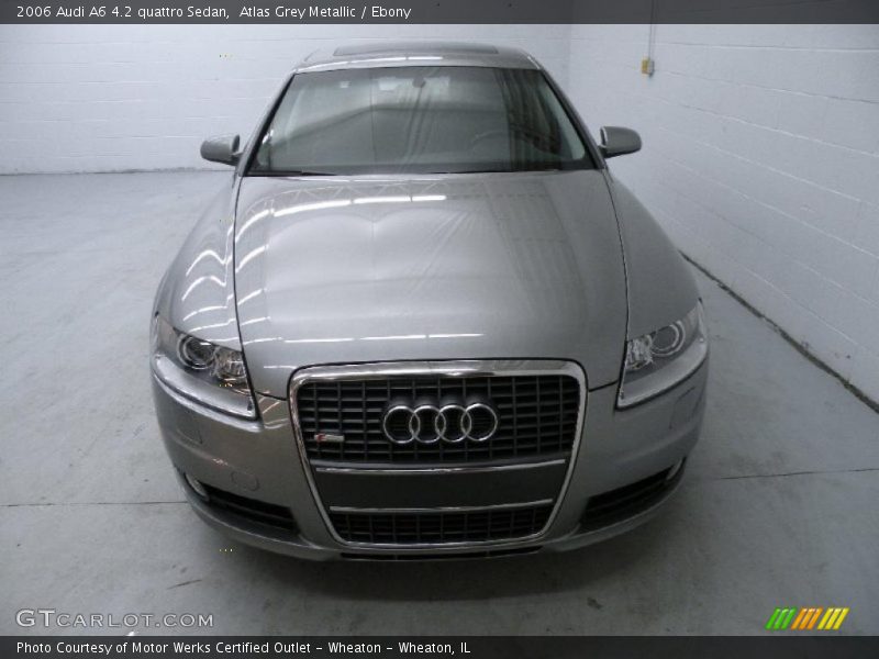 Atlas Grey Metallic / Ebony 2006 Audi A6 4.2 quattro Sedan