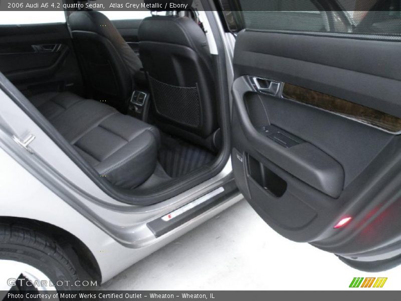 Atlas Grey Metallic / Ebony 2006 Audi A6 4.2 quattro Sedan