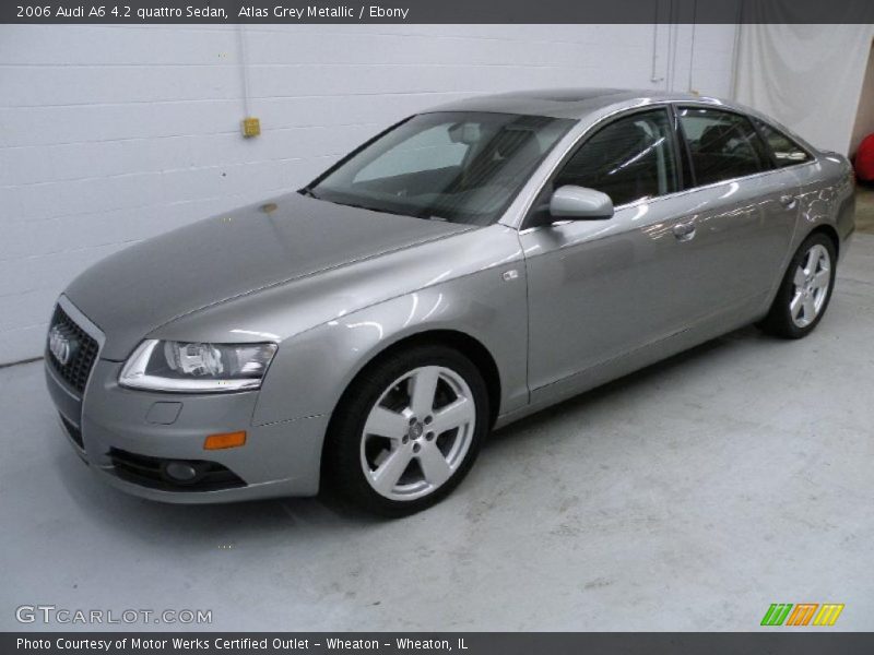 Atlas Grey Metallic / Ebony 2006 Audi A6 4.2 quattro Sedan