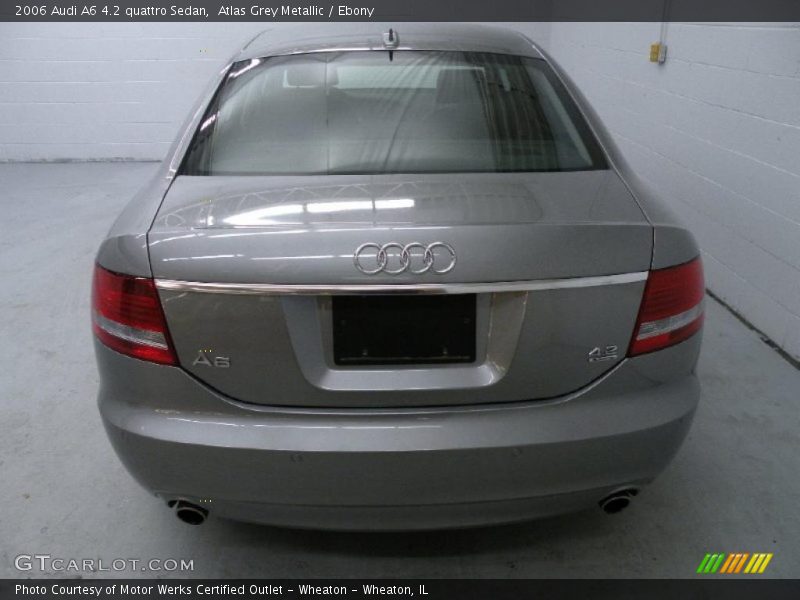 Atlas Grey Metallic / Ebony 2006 Audi A6 4.2 quattro Sedan