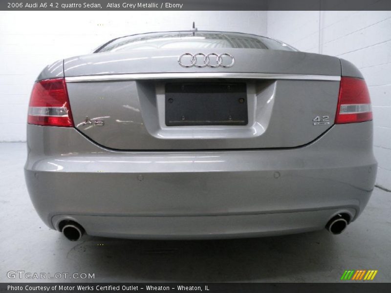 Atlas Grey Metallic / Ebony 2006 Audi A6 4.2 quattro Sedan