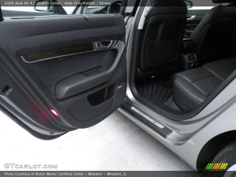 Atlas Grey Metallic / Ebony 2006 Audi A6 4.2 quattro Sedan