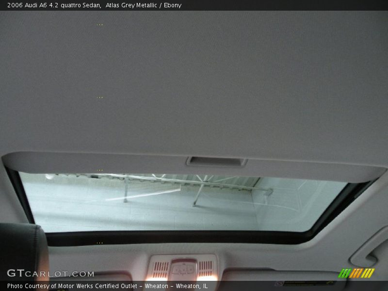 Atlas Grey Metallic / Ebony 2006 Audi A6 4.2 quattro Sedan