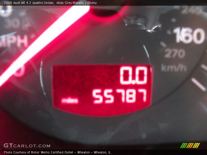 Atlas Grey Metallic / Ebony 2006 Audi A6 4.2 quattro Sedan
