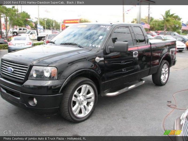 Black / Black 2006 Ford F150 Harley-Davidson SuperCab