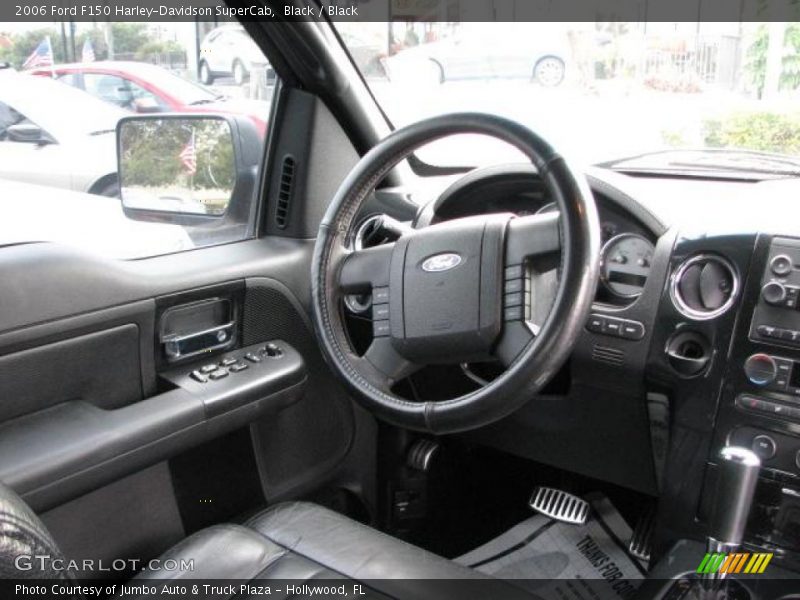 Black / Black 2006 Ford F150 Harley-Davidson SuperCab