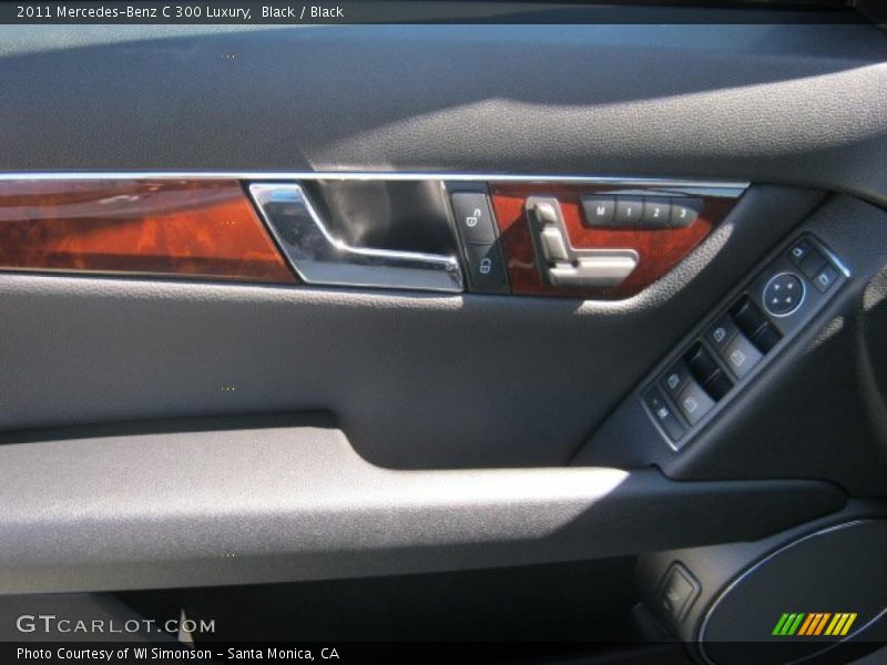 Black / Black 2011 Mercedes-Benz C 300 Luxury