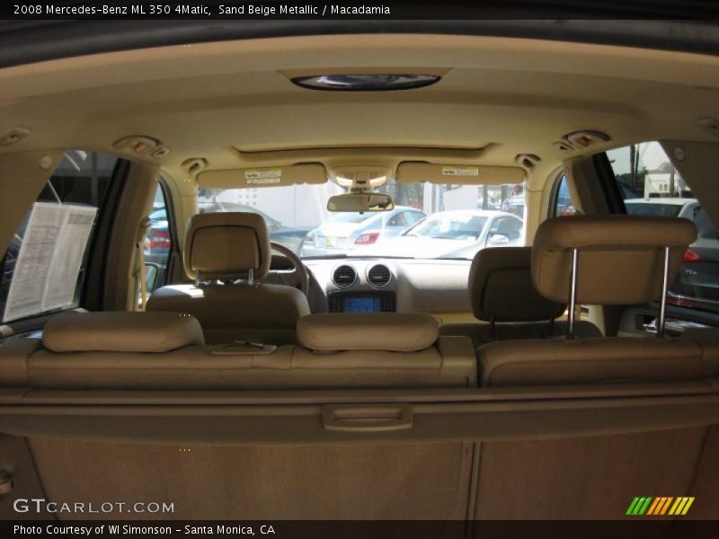 Sand Beige Metallic / Macadamia 2008 Mercedes-Benz ML 350 4Matic