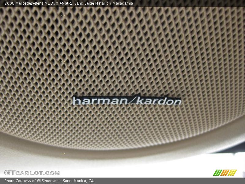 Sand Beige Metallic / Macadamia 2008 Mercedes-Benz ML 350 4Matic