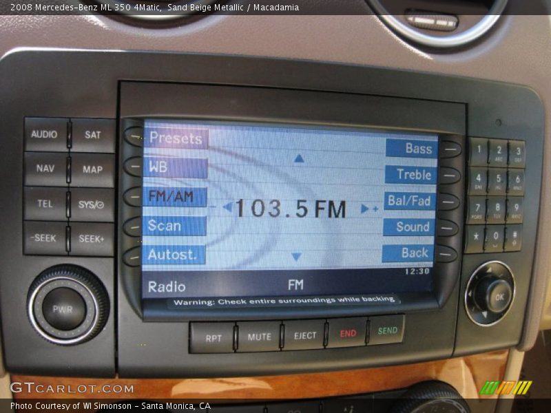 Sand Beige Metallic / Macadamia 2008 Mercedes-Benz ML 350 4Matic