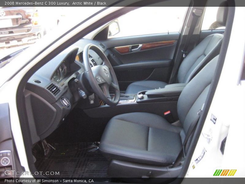  2008 C 300 Luxury Black Interior