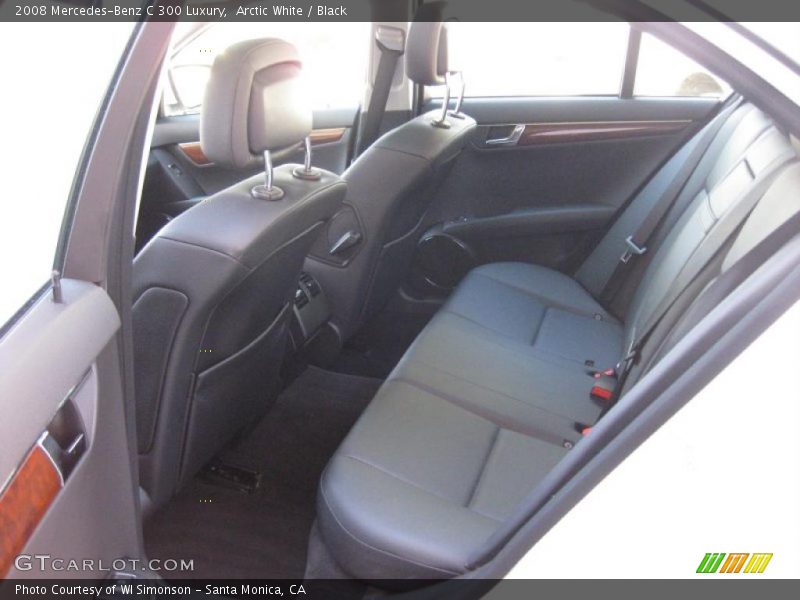 Arctic White / Black 2008 Mercedes-Benz C 300 Luxury