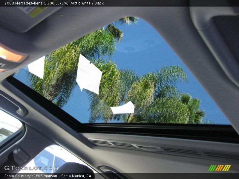 Sunroof of 2008 C 300 Luxury
