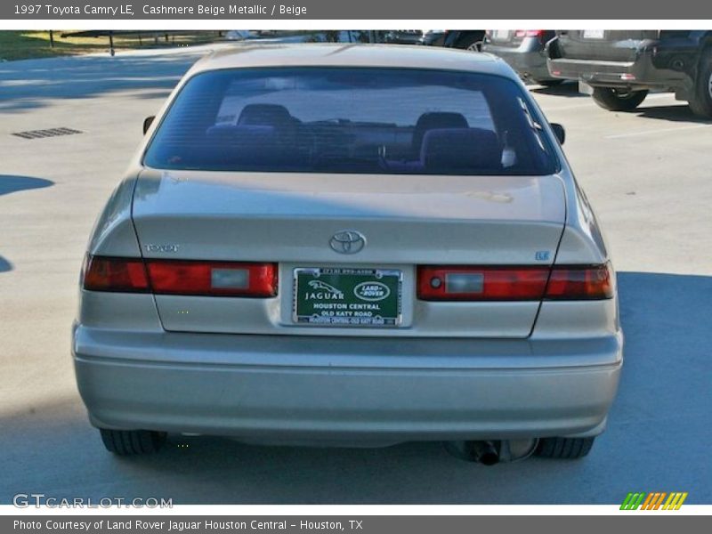 Cashmere Beige Metallic / Beige 1997 Toyota Camry LE