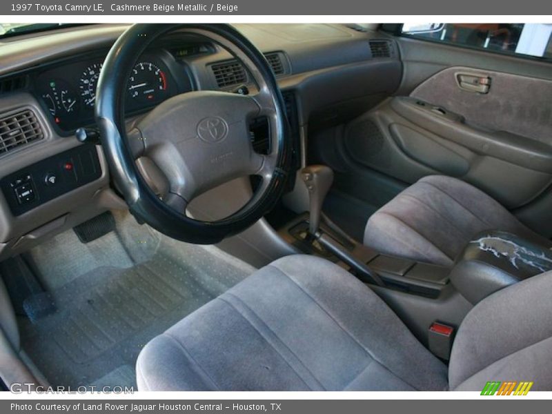 Cashmere Beige Metallic / Beige 1997 Toyota Camry LE