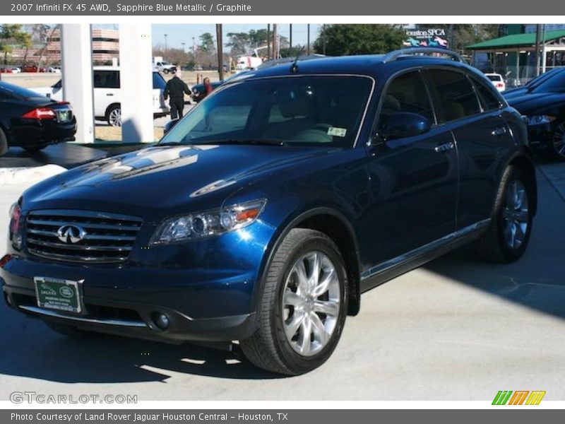 Sapphire Blue Metallic / Graphite 2007 Infiniti FX 45 AWD