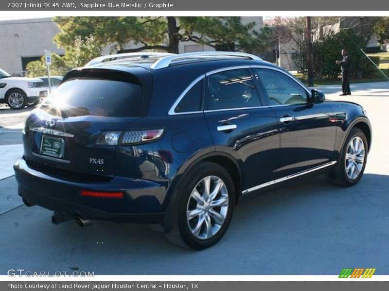 Sapphire Blue Metallic / Graphite 2007 Infiniti FX 45 AWD