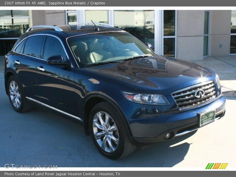 Sapphire Blue Metallic / Graphite 2007 Infiniti FX 45 AWD