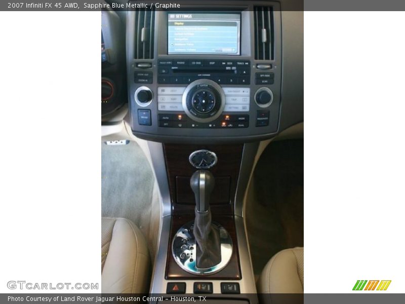 Sapphire Blue Metallic / Graphite 2007 Infiniti FX 45 AWD