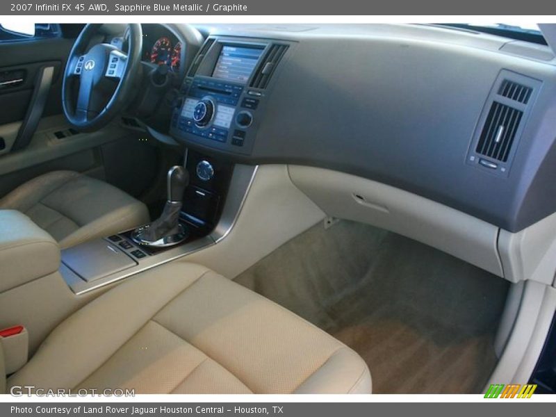 Dashboard of 2007 FX 45 AWD