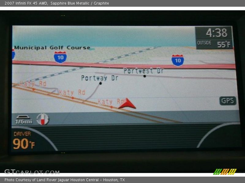 Navigation of 2007 FX 45 AWD