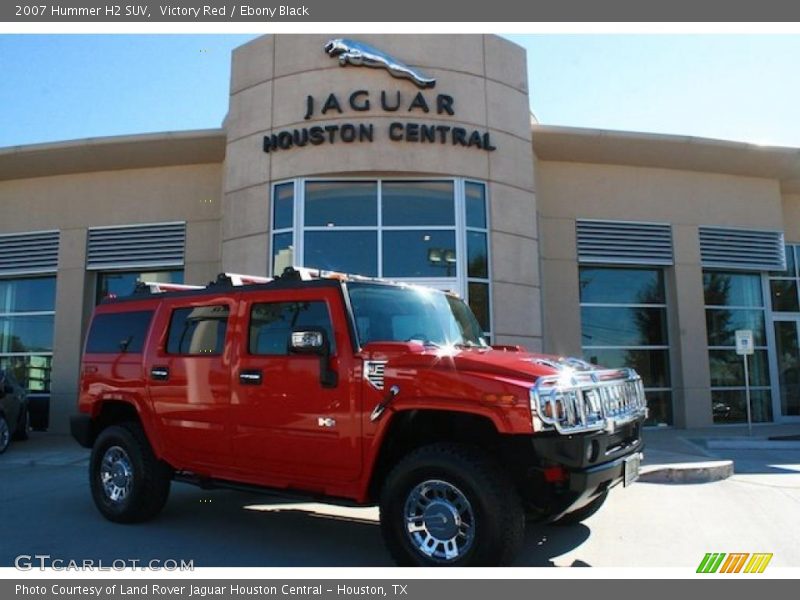 Victory Red / Ebony Black 2007 Hummer H2 SUV