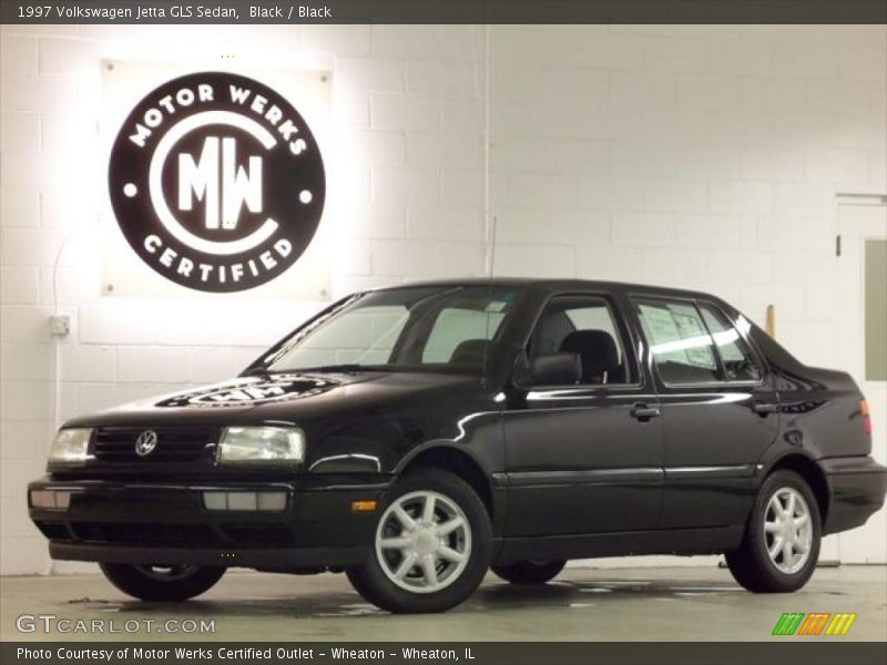 Black / Black 1997 Volkswagen Jetta GLS Sedan